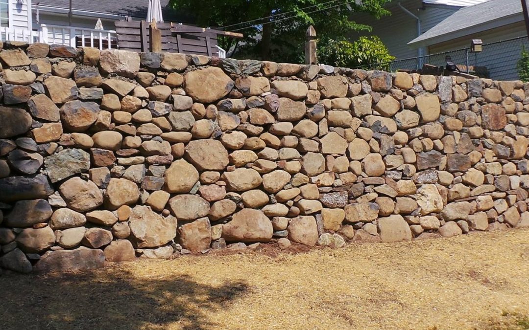 Orange, CT | Boulder Wall | Stone Retaining Wall Builder